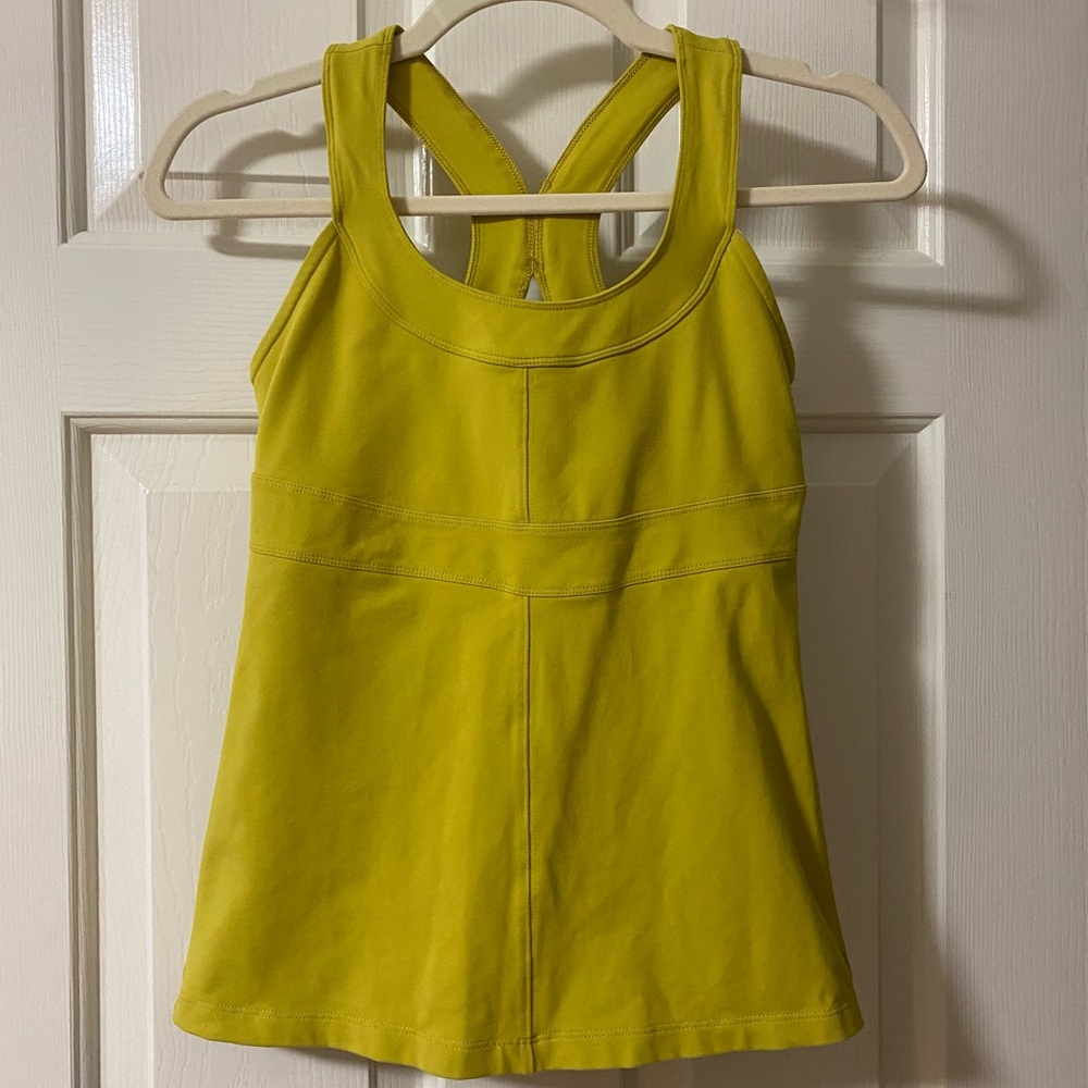 Athleta Gold Racer Back Tank